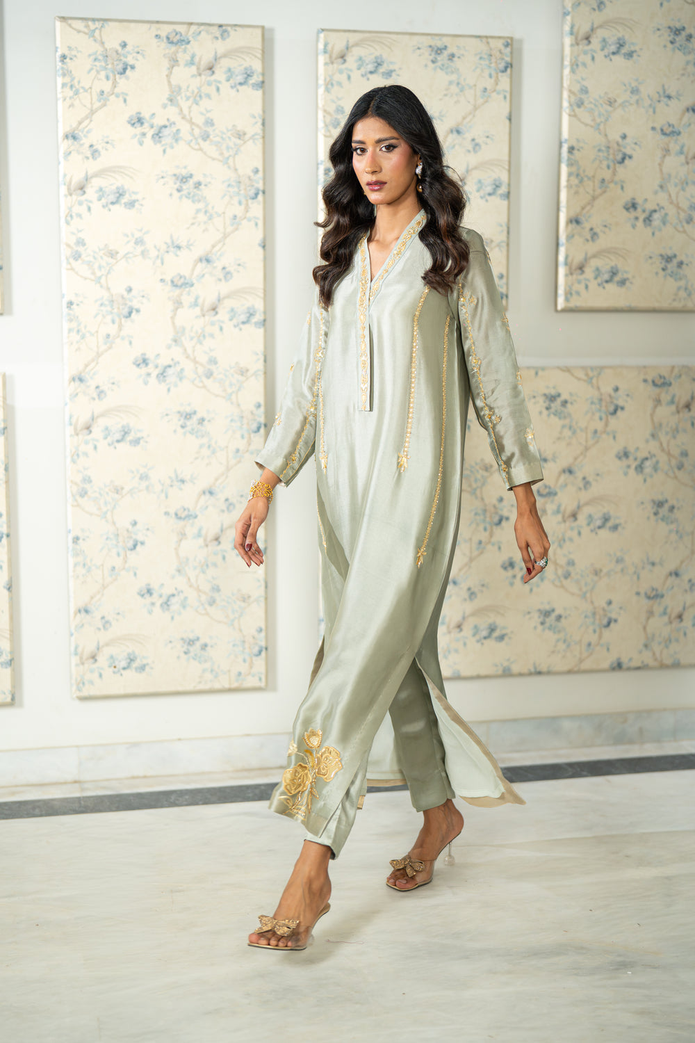 Wahaj M Khan | Lra Eid Collection 26 | Pista Green Lyra KS-2