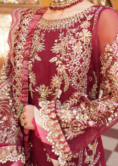 Mehak Yaqoob | Serene Vol 3 | Jazzberry -  Mehak Yaqoob Wedding Formals - Original Designer Dress - House of Maryam
