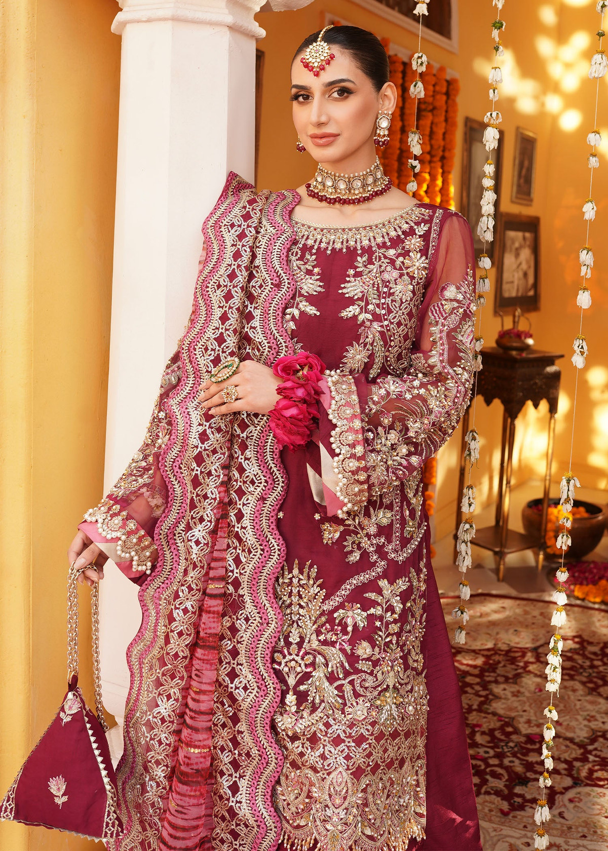 Mehak Yaqoob | Serene Vol 3 | Jazzberry -  Mehak Yaqoob Wedding Formals - Original Designer Dress - House of Maryam