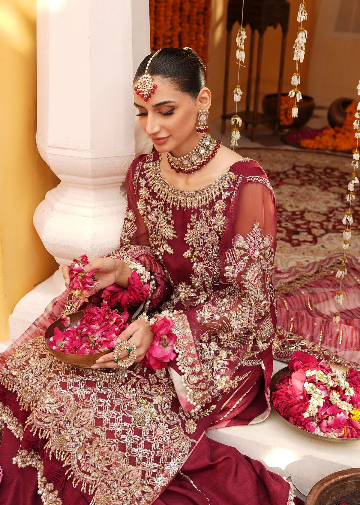 Mehak Yaqoob | Serene Vol 3 | Jazzberry -  Mehak Yaqoob Wedding Formals - Original Designer Dress - House of Maryam