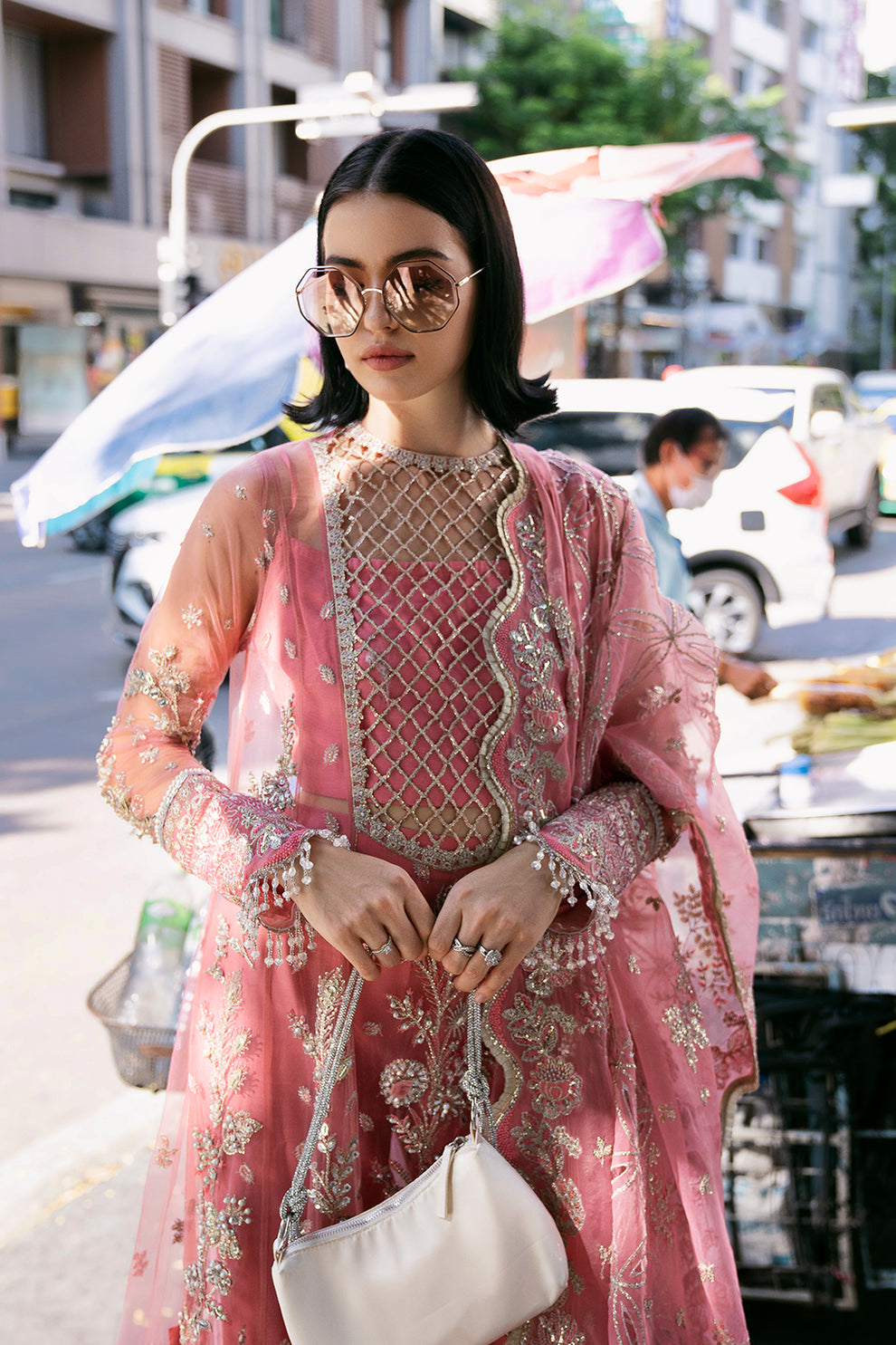 Saad Shaikh | Fleurie Vol 2 | Sandy -  Saad Shaikh Formal - Original Designer Dress - House of Maryam