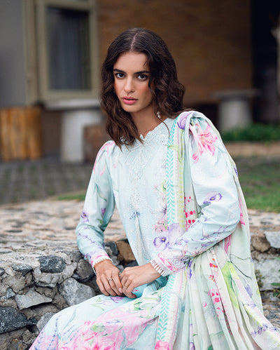 Roheenaz | Garden Veal Printed Lawn 25 | Twilight Fizz -  Roheenaz Ladies Clothes - Original Designer Dress - House of Maryam