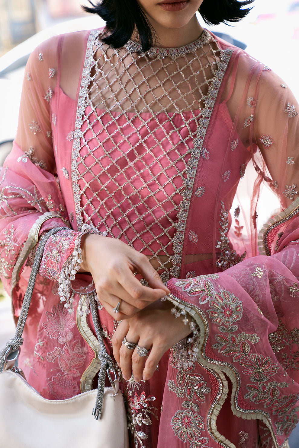 Saad Shaikh | Fleurie Vol 2 | Sandy -  Saad Shaikh Formal - Original Designer Dress - House of Maryam