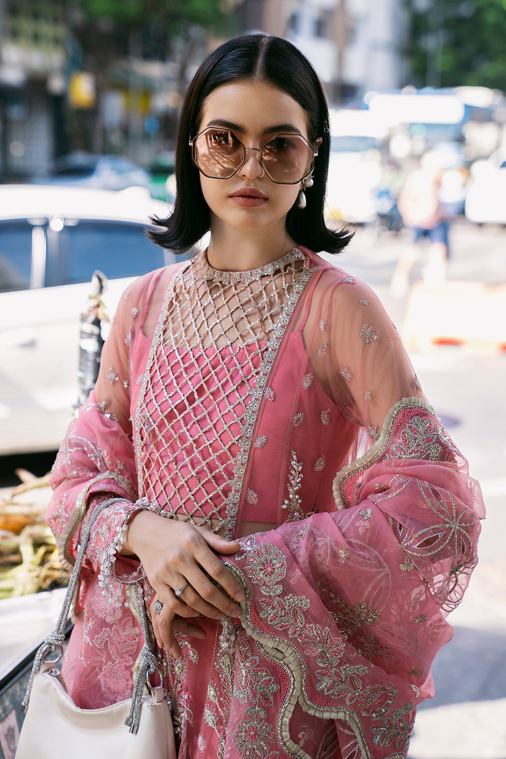 Saad Shaikh | Fleurie Vol 2 | Sandy -  Saad Shaikh Formal - Original Designer Dress - House of Maryam