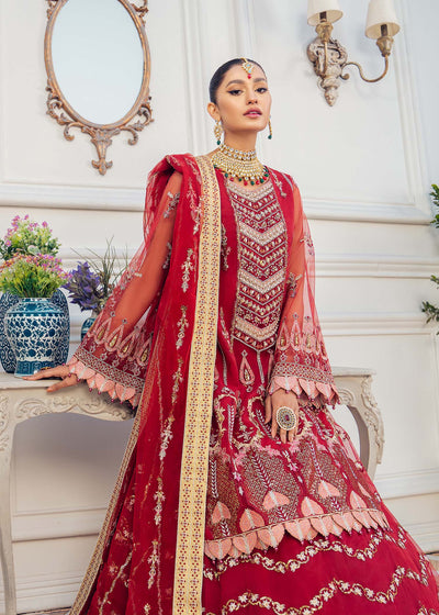 Akbar Aslam Carnelian net shirt and lehenga, photo 3