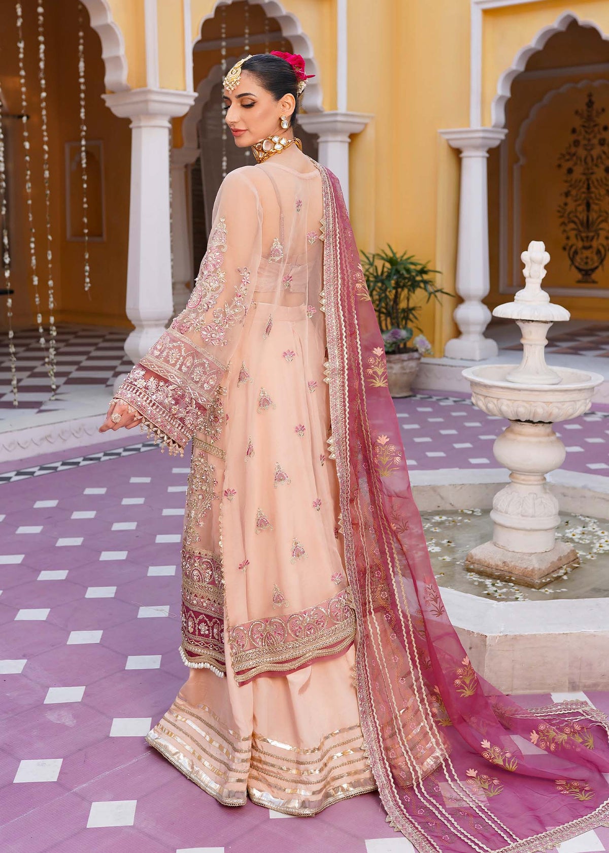 Mehak Yaqoob | Serene Vol 3 | Cherry Blossom -  Mehak Yaqoob Wedding Formals - Original Designer Dress - House of Maryam