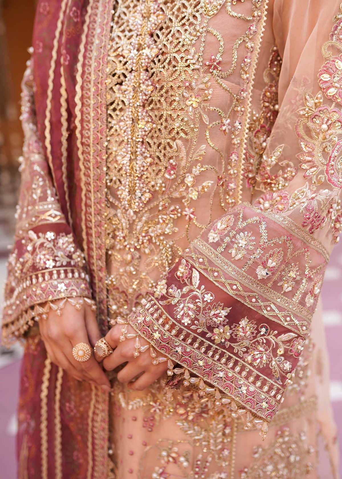 Mehak Yaqoob | Serene Vol 3 | Cherry Blossom -  Mehak Yaqoob Wedding Formals - Original Designer Dress - House of Maryam