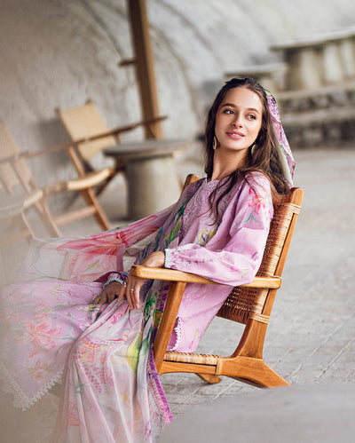 Roheenaz | Garden Veal Printed Lawn 25 | Rosey Daze -  Roheenaz Ladies Clothes - Original Designer Dress - House of Maryam