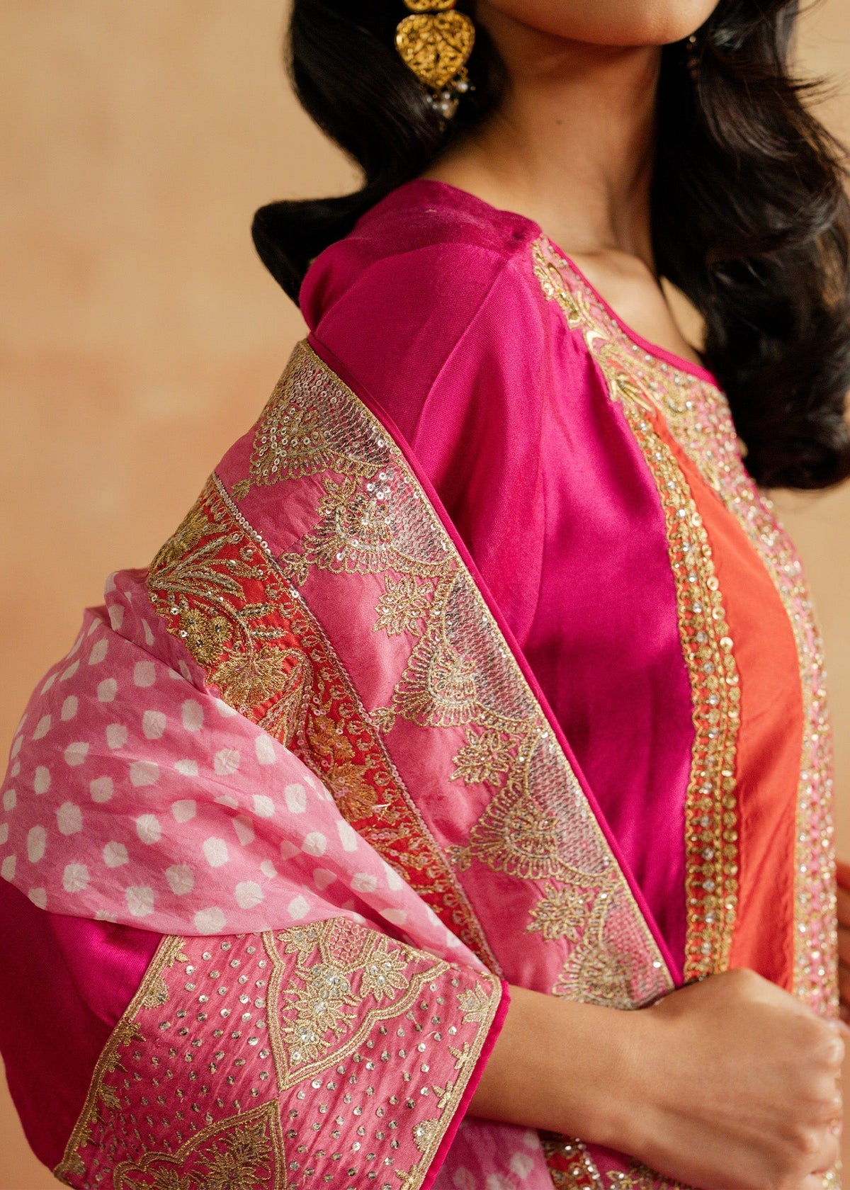 Mahgul | Chanderi Eid Edit | Pink Veil, image 4