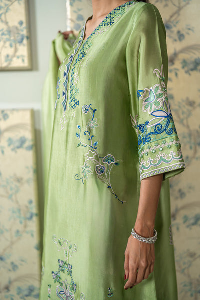 Wahaj M Khan | Lra Eid Collection 26 | Pista Embroidered Lyra Set
