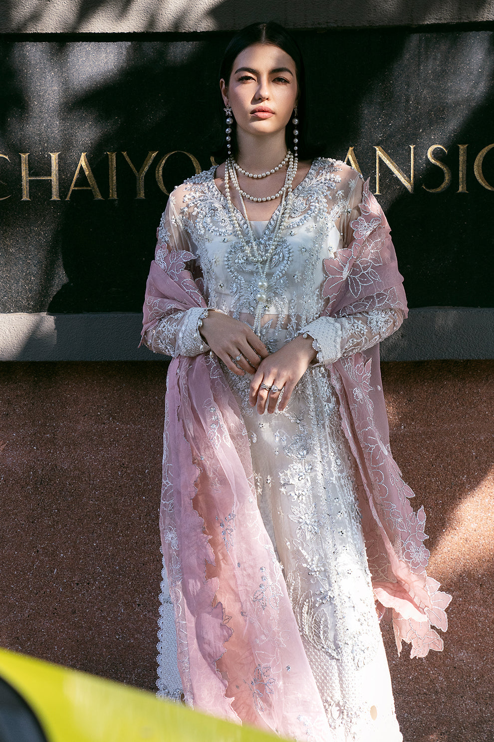 Saad Shaikh | Fleurie Vol 2 | Pearl Wind -  Saad Shaikh Formal - Original Designer Dress - House of Maryam
