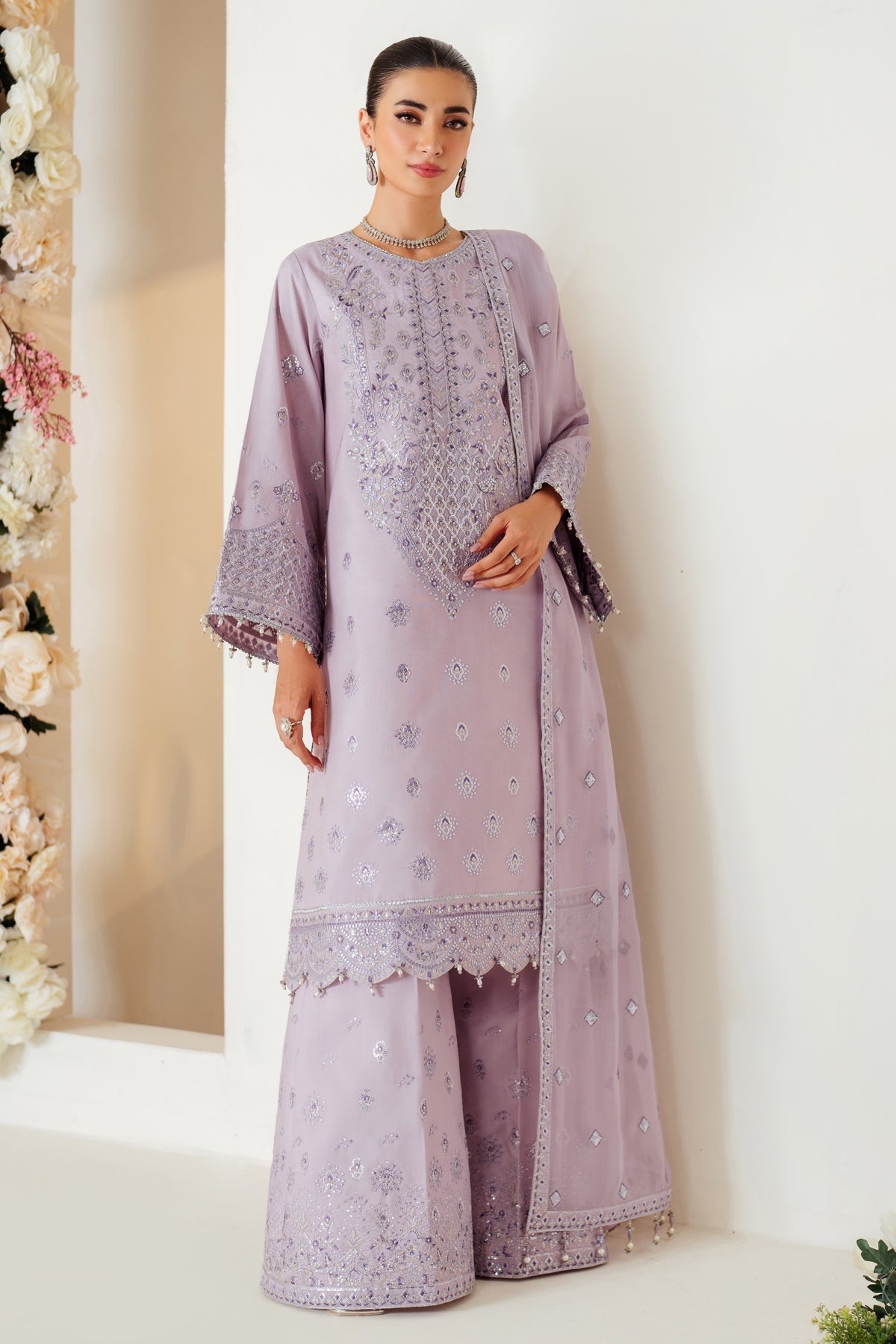 Alizeh | Luxury Raw Silk | AF-RS-02-BERRY -  Alizeh Ladies Clothes - Original Designer Dress - House of Maryam