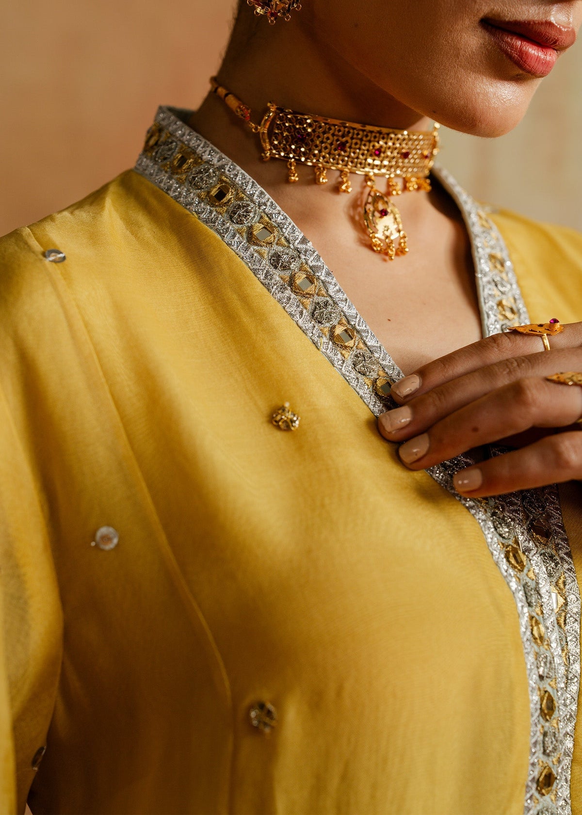 Mahgul | Chanderi Eid Edit | Amber, image 3