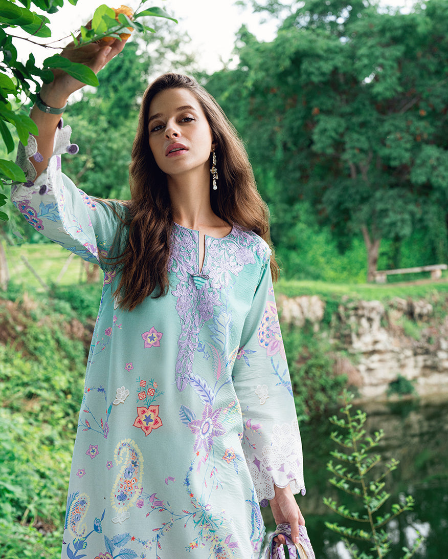 Roheenaz | Garden Veal Printed Lawn 25 | Jazmine Haze. -  Roheenaz Ladies Clothes - Original Designer Dress - House of Maryam