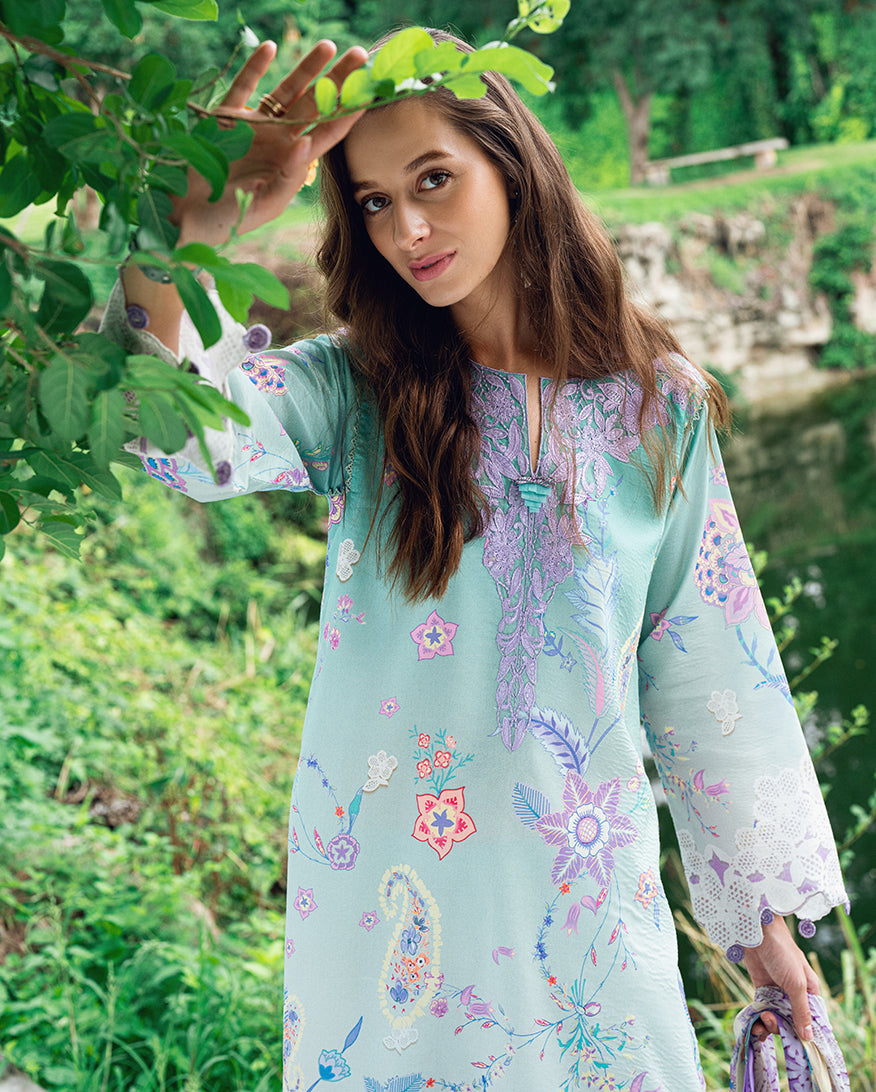 Roheenaz | Garden Veal Printed Lawn 25 | Jazmine Haze. -  Roheenaz Ladies Clothes - Original Designer Dress - House of Maryam
