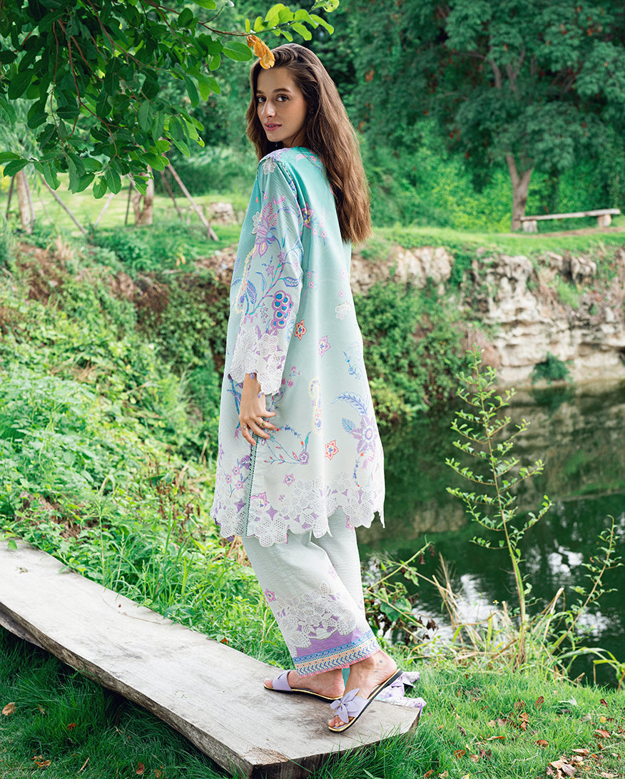 Roheenaz | Garden Veal Printed Lawn 25 | Jazmine Haze. -  Roheenaz Ladies Clothes - Original Designer Dress - House of Maryam