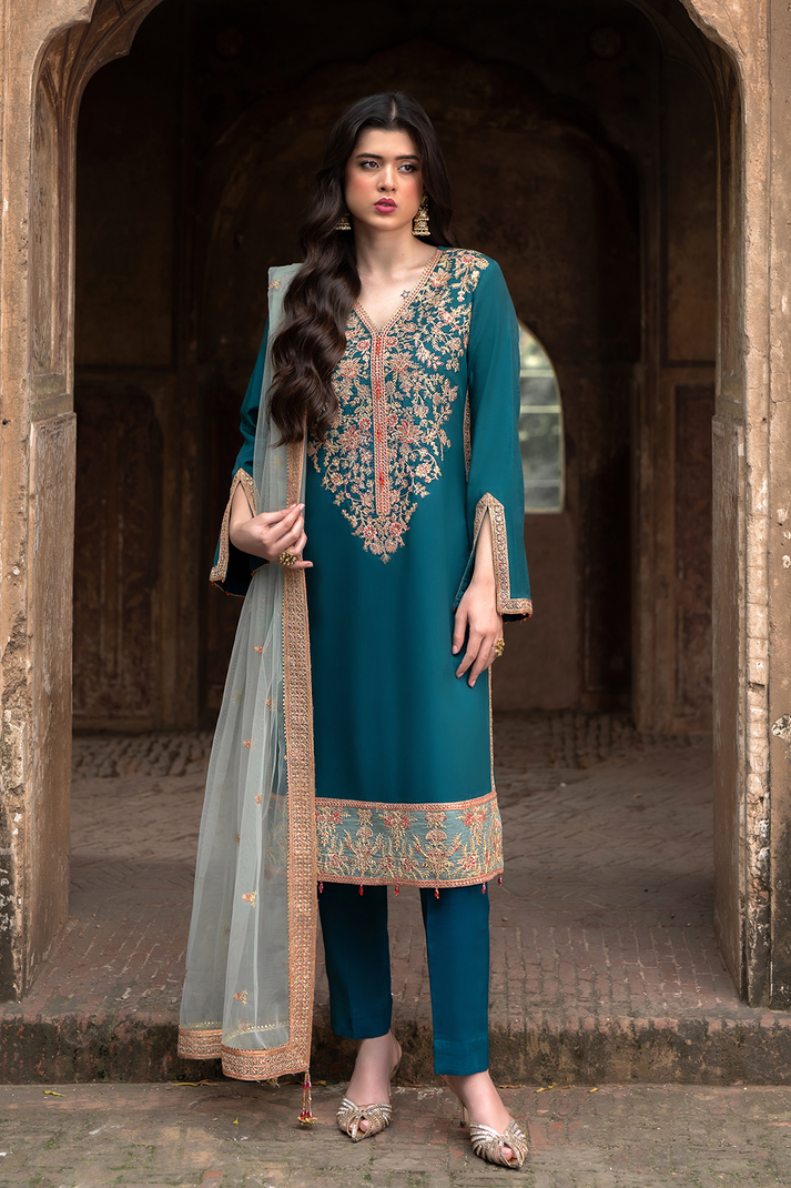 Saad Shaikh | Zaria Festive Pret 25 | LUXE -  Saad Shaikh Ladies Clothes - Original Designer Dress - House of Maryam