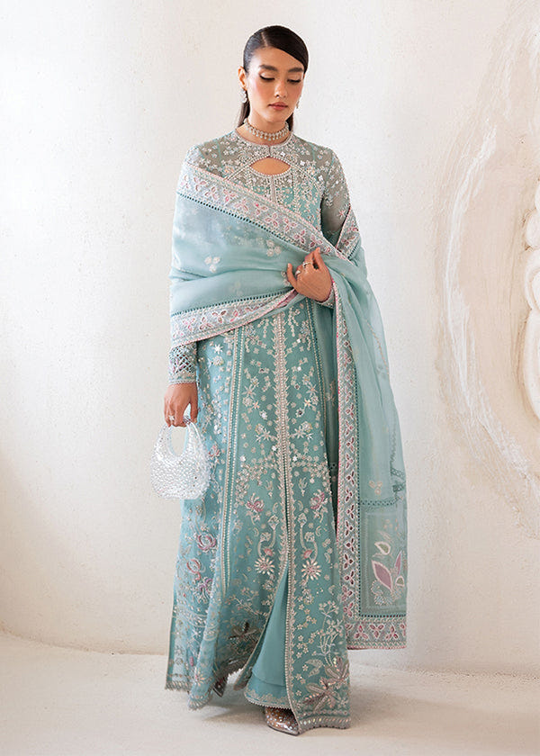 Suffuse Iyara ice blue pishwas and palazzo pants