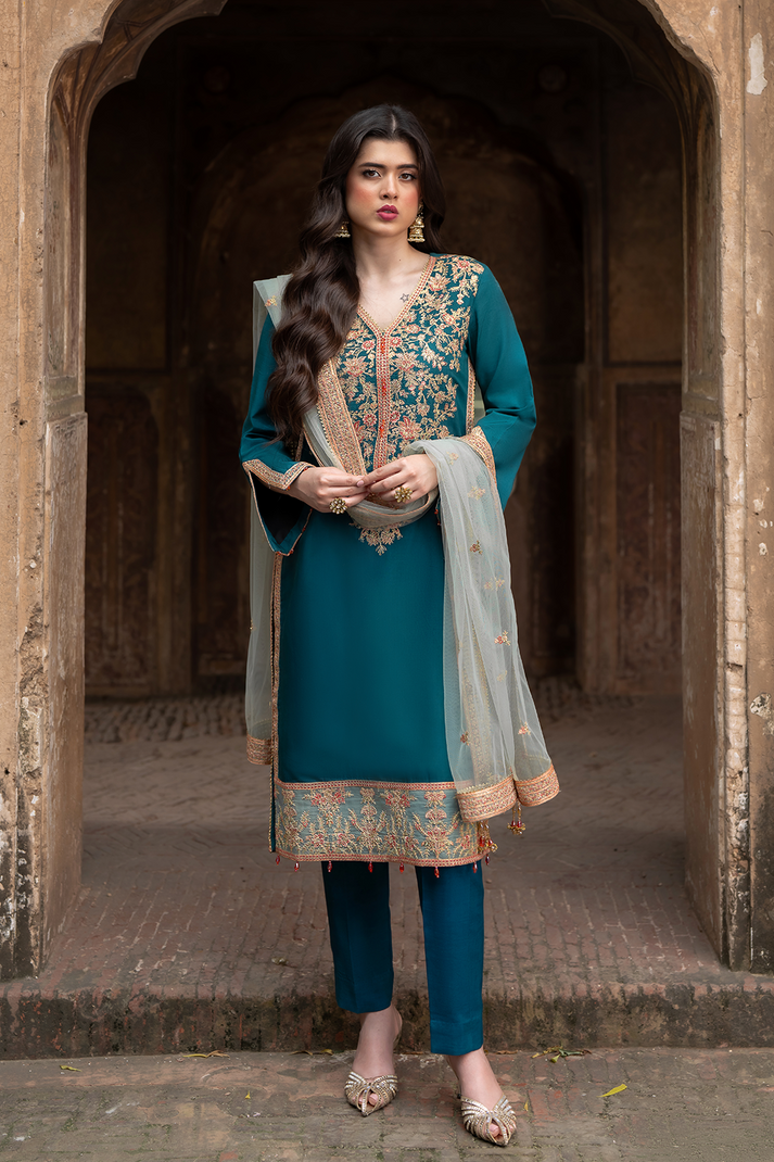 Saad Shaikh | Zaria Festive Pret 25 | LUXE -  Saad Shaikh Ladies Clothes - Original Designer Dress - House of Maryam