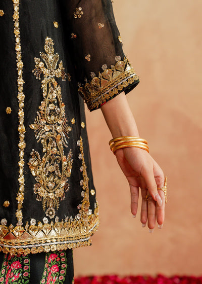 Mahgul | Chanderi Eid Edit | Coral Mist