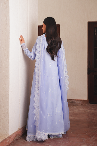 Afrozeh Khoya lavender lawn suit, photo 2
