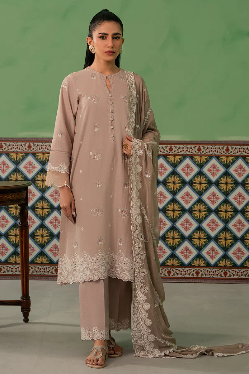 Cross Stitch | Mahiri Embroidered Collection | SUMMER BLOOM -  Cross Stitch Luxury - Original Designer Dress - House of Maryam