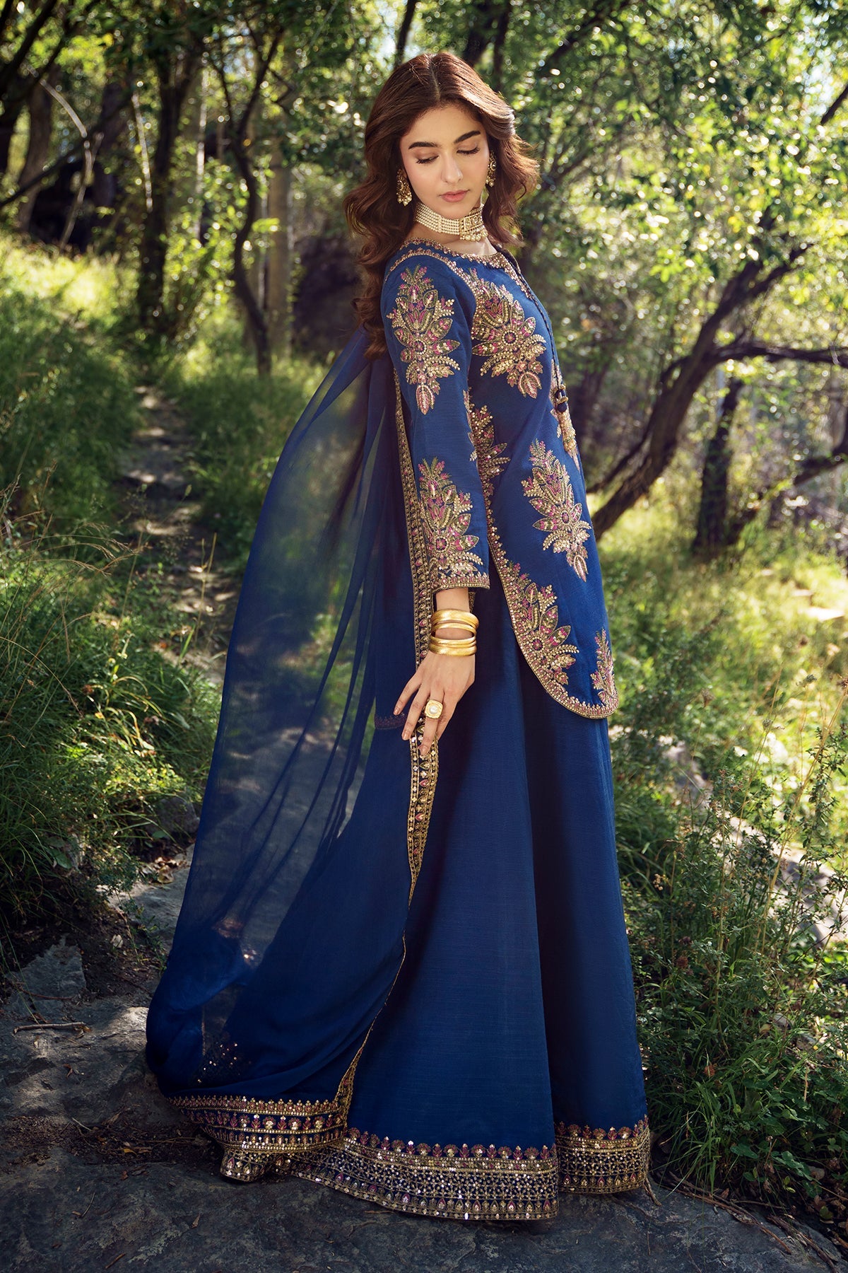 Charizma | Festive Pret | Embroidered Raw Silk CMA-6-440, image 3