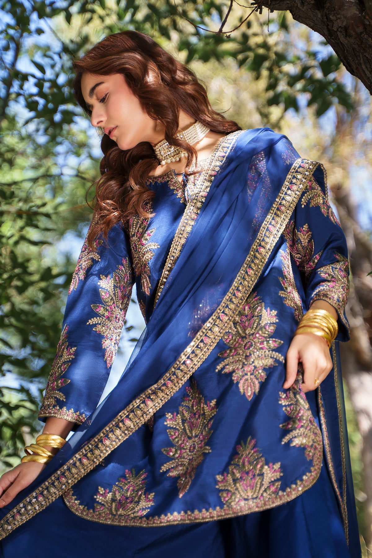 Charizma | Festive Pret | Embroidered Raw Silk CMA-6-440, image 4