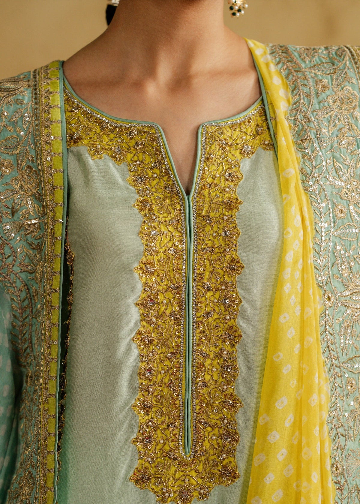 Mahgul | Chanderi Eid Edit | Saffron Luxe, image 5