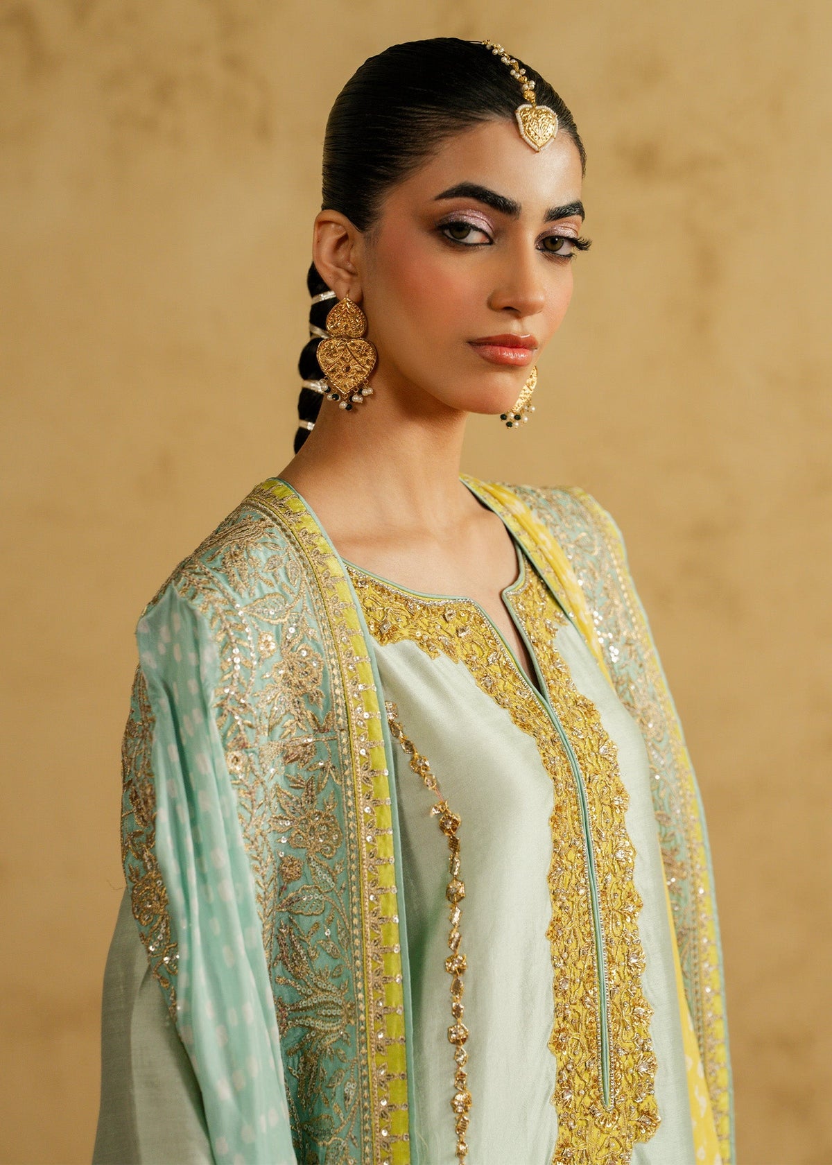Mahgul | Chanderi Eid Edit | Saffron Luxe, image 2