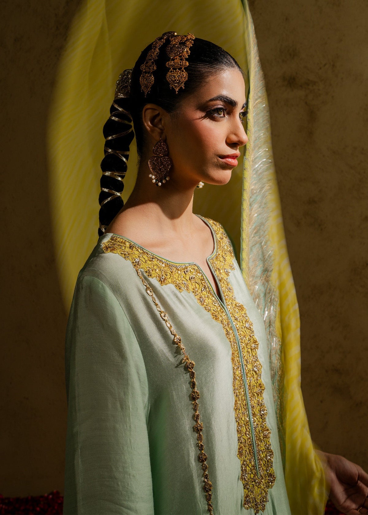 Mahgul | Chanderi Eid Edit | Saffron Luxe, image 4