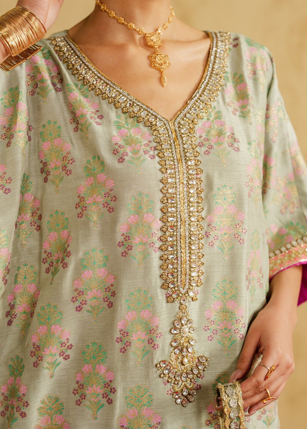 Mahgul | Chanderi Eid Edit | Hazel, image 3