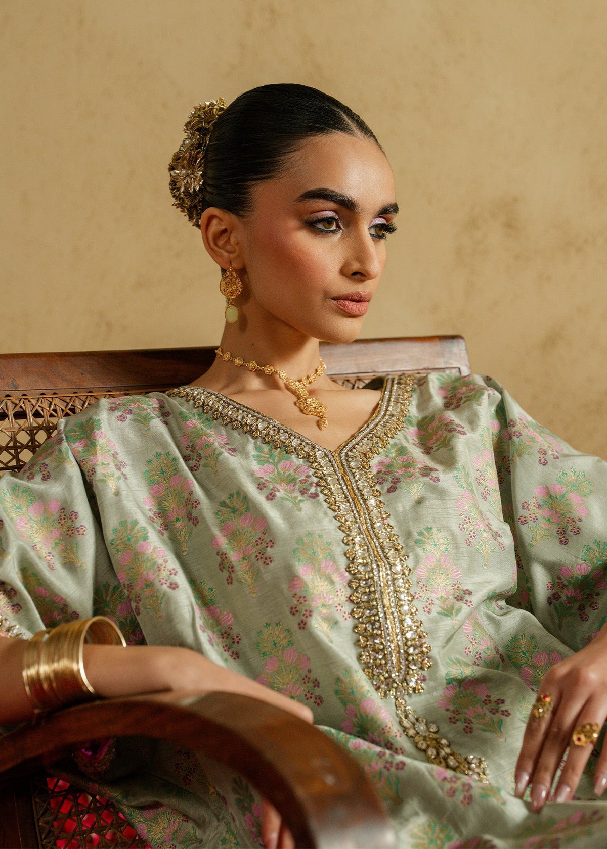 Mahgul | Chanderi Eid Edit | Hazel, image 2