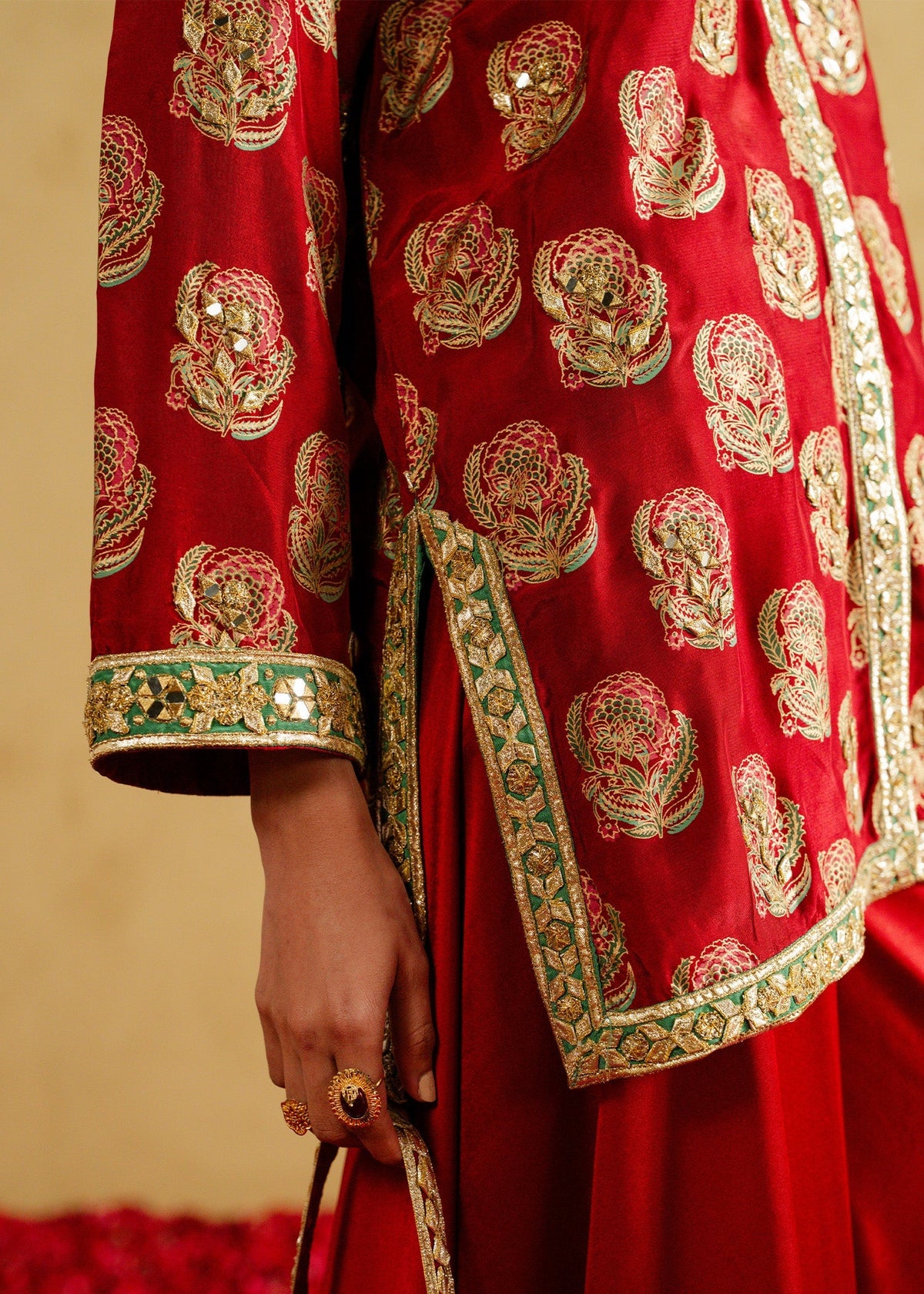 Mahgul | Chanderi Eid Edit | Blush Ember, image 2
