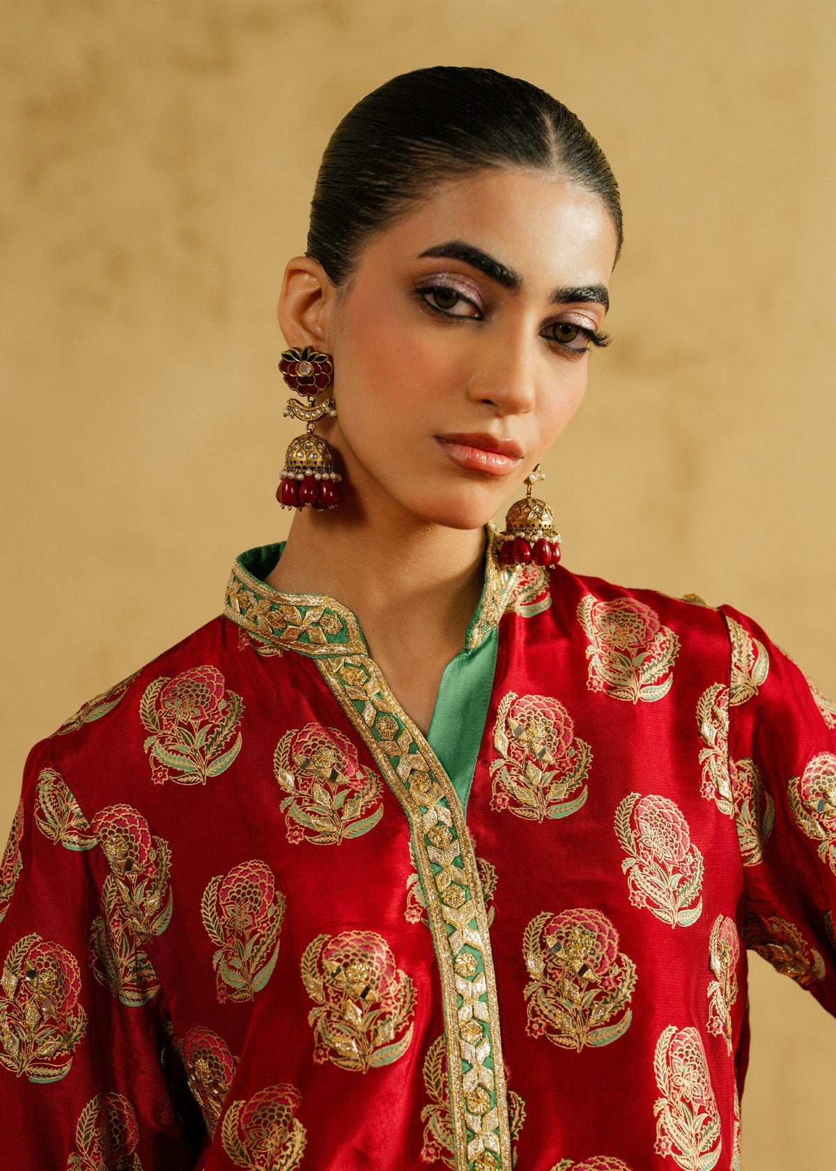 Mahgul | Chanderi Eid Edit | Blush Ember, image 4