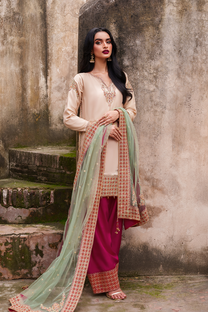 Saad Shaikh | Zaria Festive Pret 25 | SIERRA -  Saad Shaikh Ladies Clothes - Original Designer Dress - House of Maryam