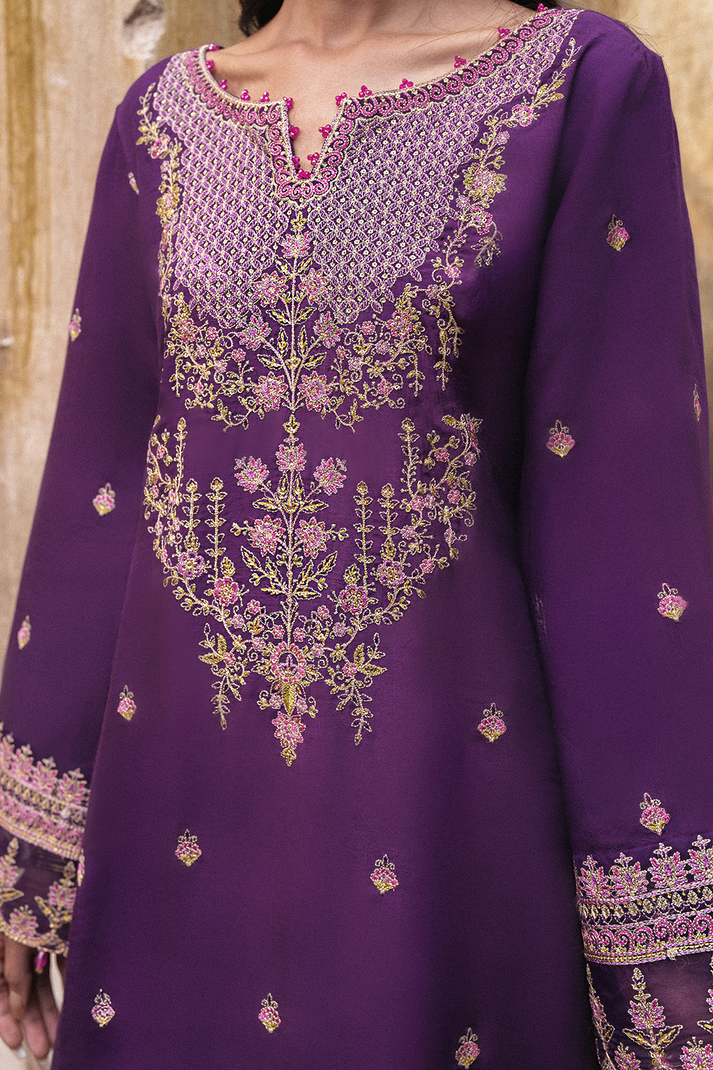 Saad Shaikh | Zaria Festive Pret 25 | RAVEN -  Saad Shaikh Ladies Clothes - Original Designer Dress - House of Maryam