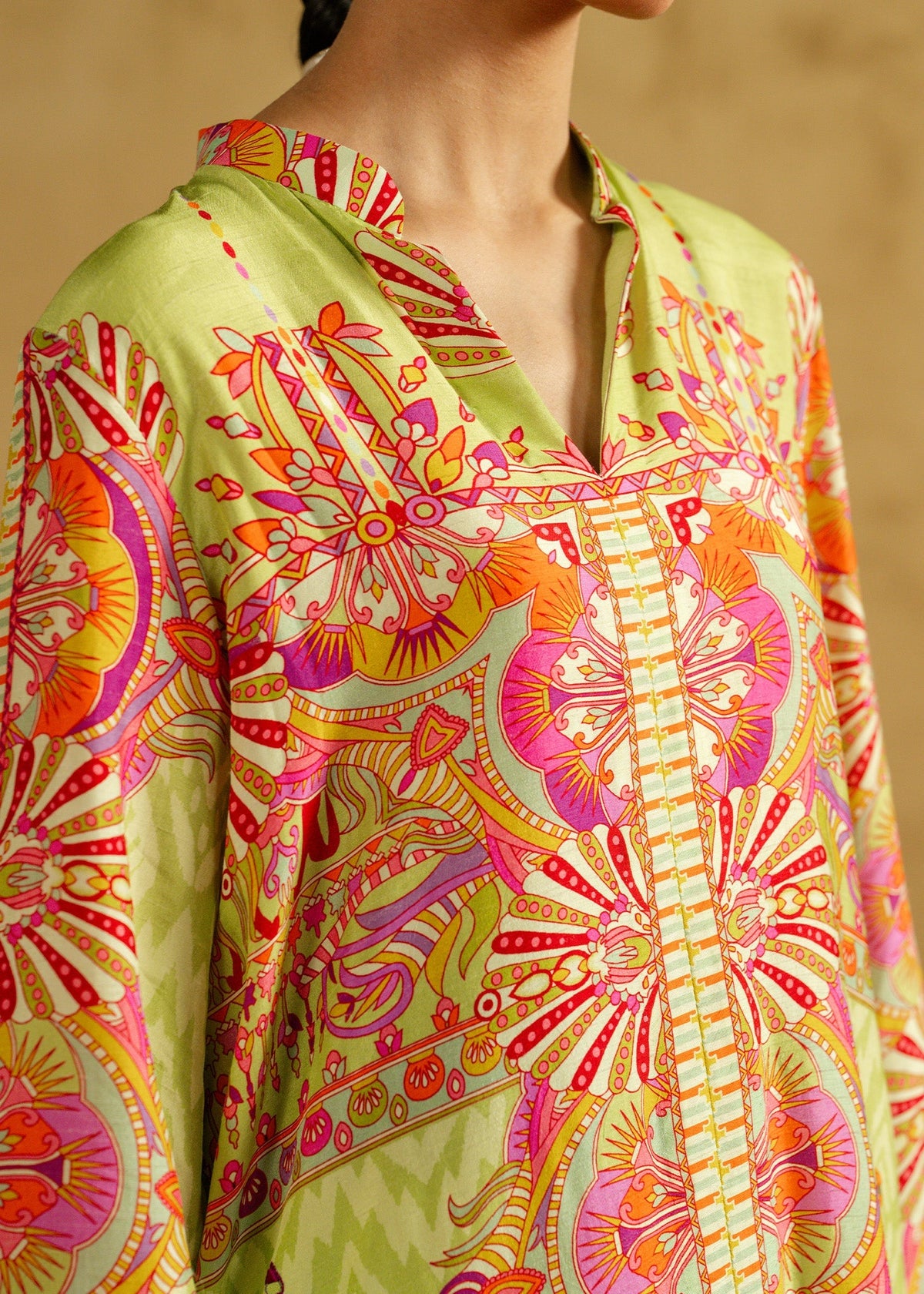 Mahgul | Chanderi Eid Edit | Jade Royale, image 3