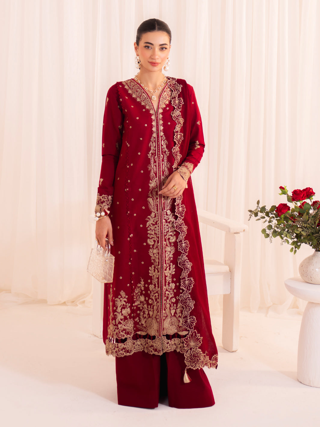Faiza Faisal | Celine Eid 25 | ELINA -  Faiza Faisal Ladies Clothes - Original Designer Dress - House of Maryam