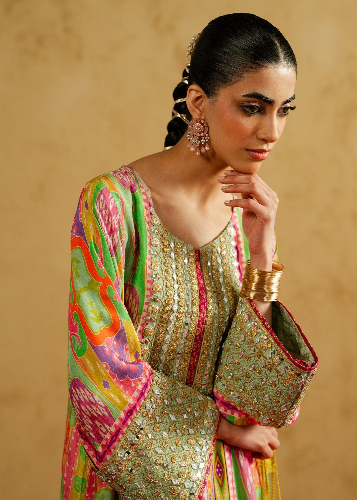 Mahgul | Chanderi Eid Edit | Petal Whisper, image 4