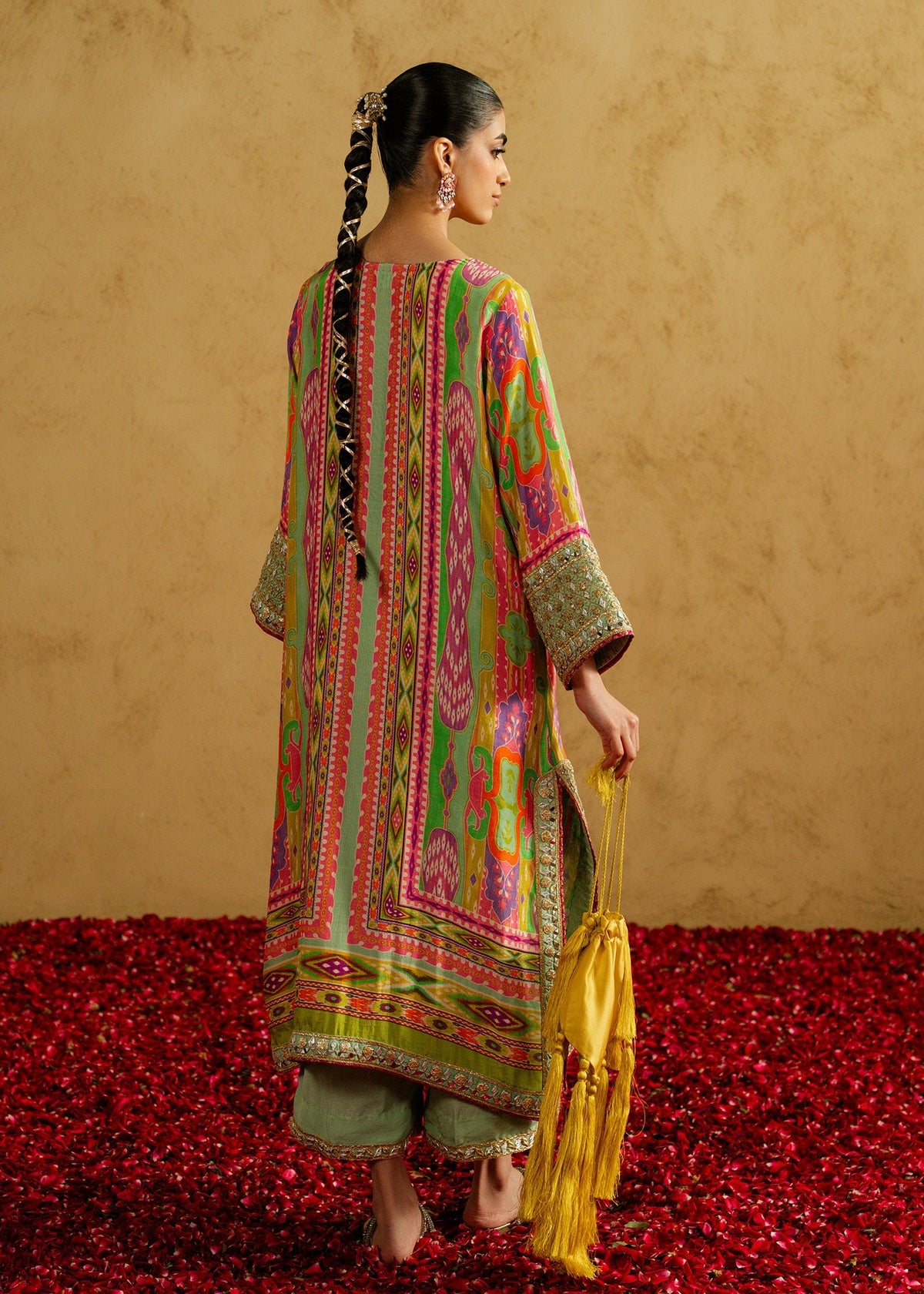 Mahgul | Chanderi Eid Edit | Petal Whisper, image 2