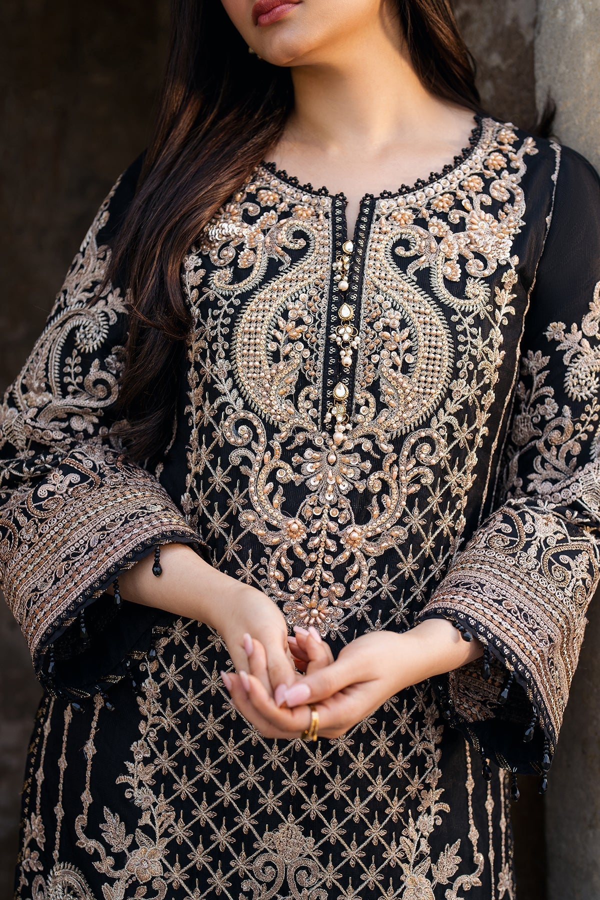 Imrozia Premium | Meeras Luxury Eid 25 | I-222 AQIQ -  Imrozia Premium Ladies Clothes - Original Designer Dress - House of Maryam
