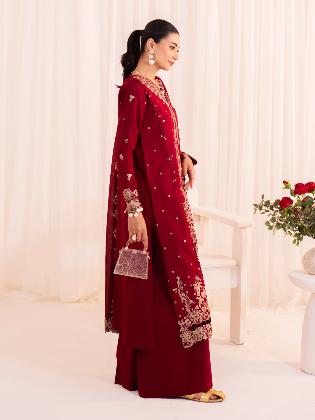 Faiza Faisal | Celine Eid 25 | ELINA -  Faiza Faisal Ladies Clothes - Original Designer Dress - House of Maryam
