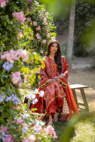 Florent | Chikankari Eid 25 | FLC- 2B -  Florent Ladies Clothes - Original Designer Dress - House of Maryam