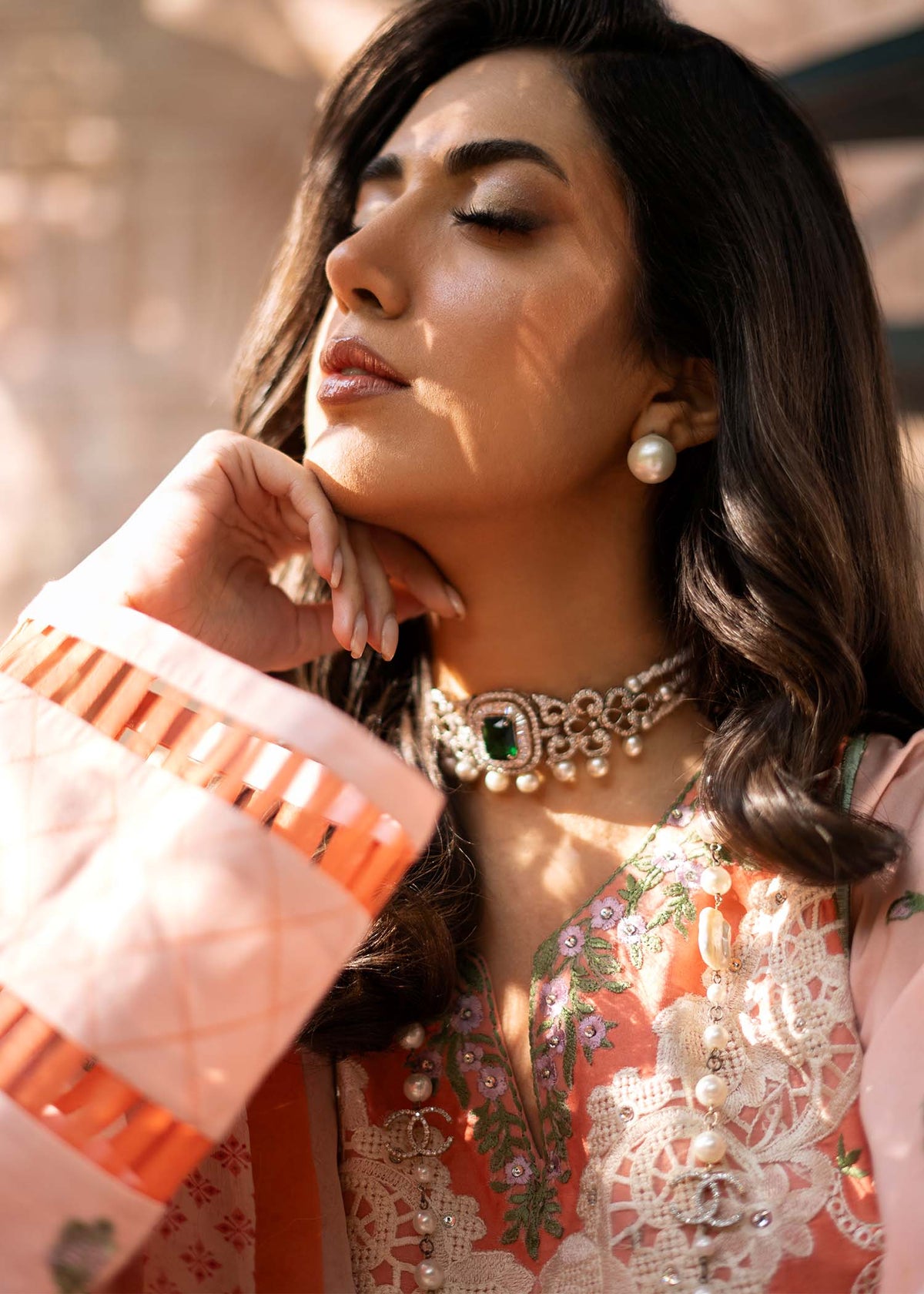 Fozia Khalid | Blossom Festive Lawn 25 | Zinnia -  Fozia Khalid Ladies Clothes - Original Designer Dress - House of Maryam