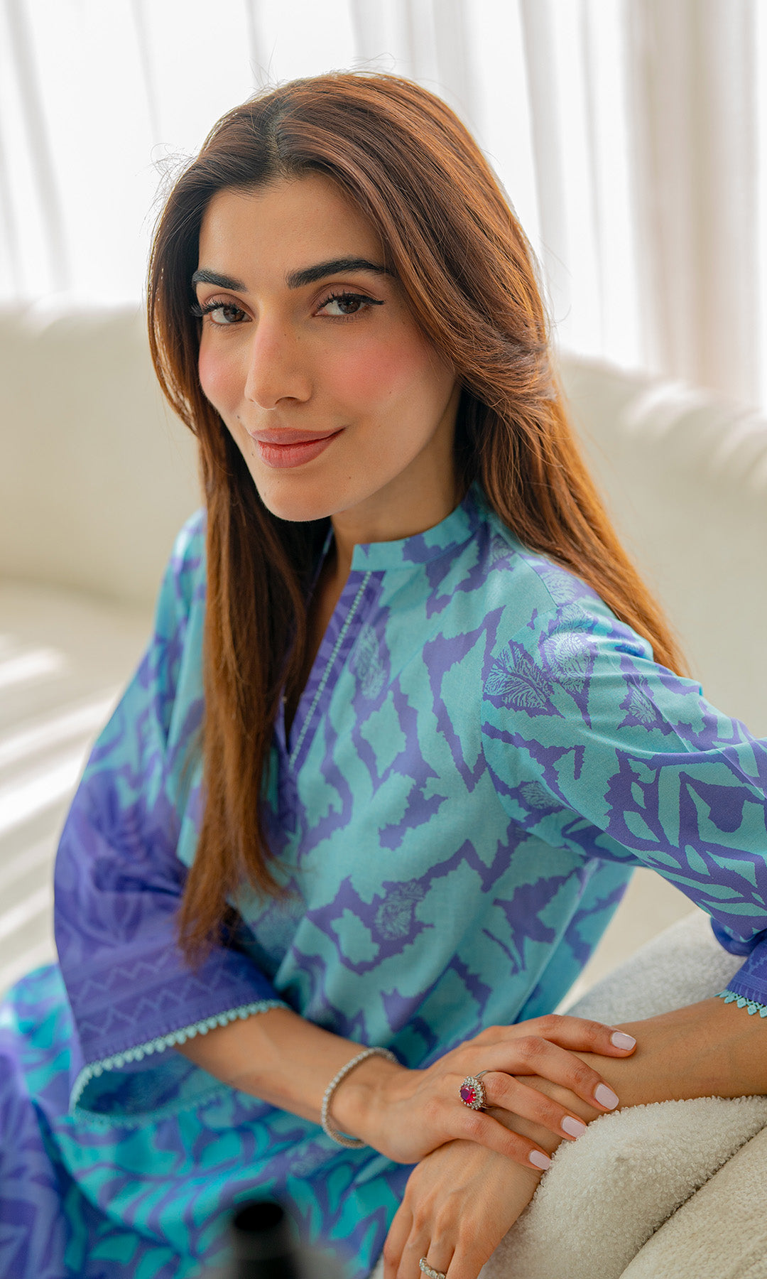 Sahar | Selene Vol 2 | Violet Veil -  Sahar Ladies Clothes - Original Designer Dress - House of Maryam