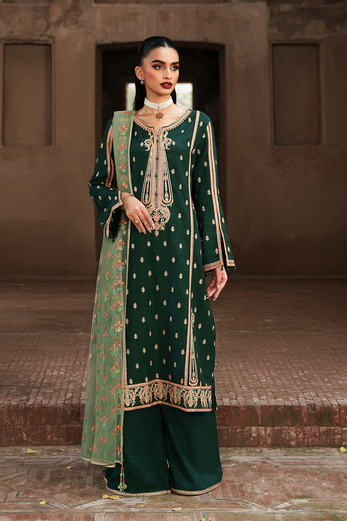 Saad Shaikh | Zaria Festive Pret 25 | EMERALD -  Saad Shaikh Ladies Clothes - Original Designer Dress - House of Maryam