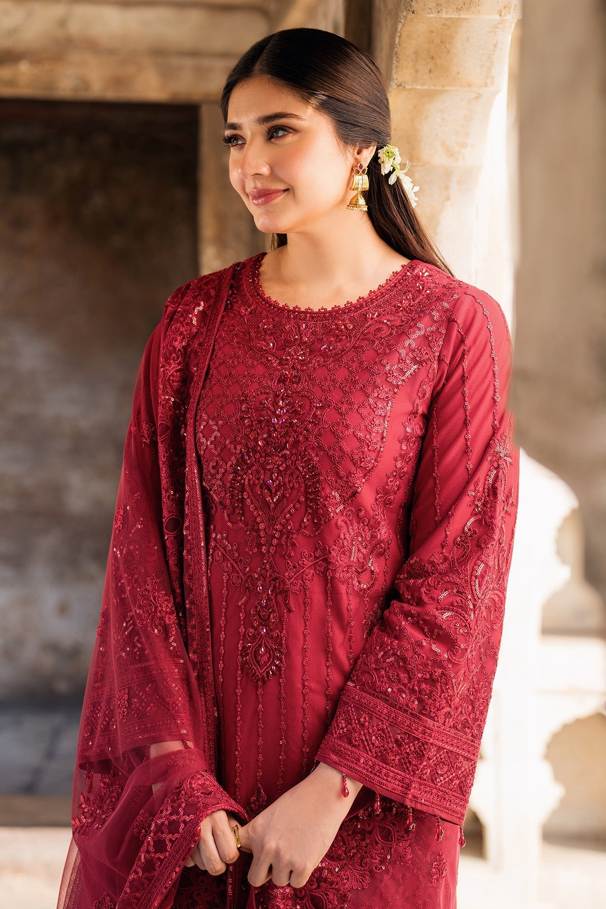 Imrozia Premium | Meeras Luxury Eid 25 | I-219 RUBY -  Imrozia Premium Ladies Clothes - Original Designer Dress - House of Maryam