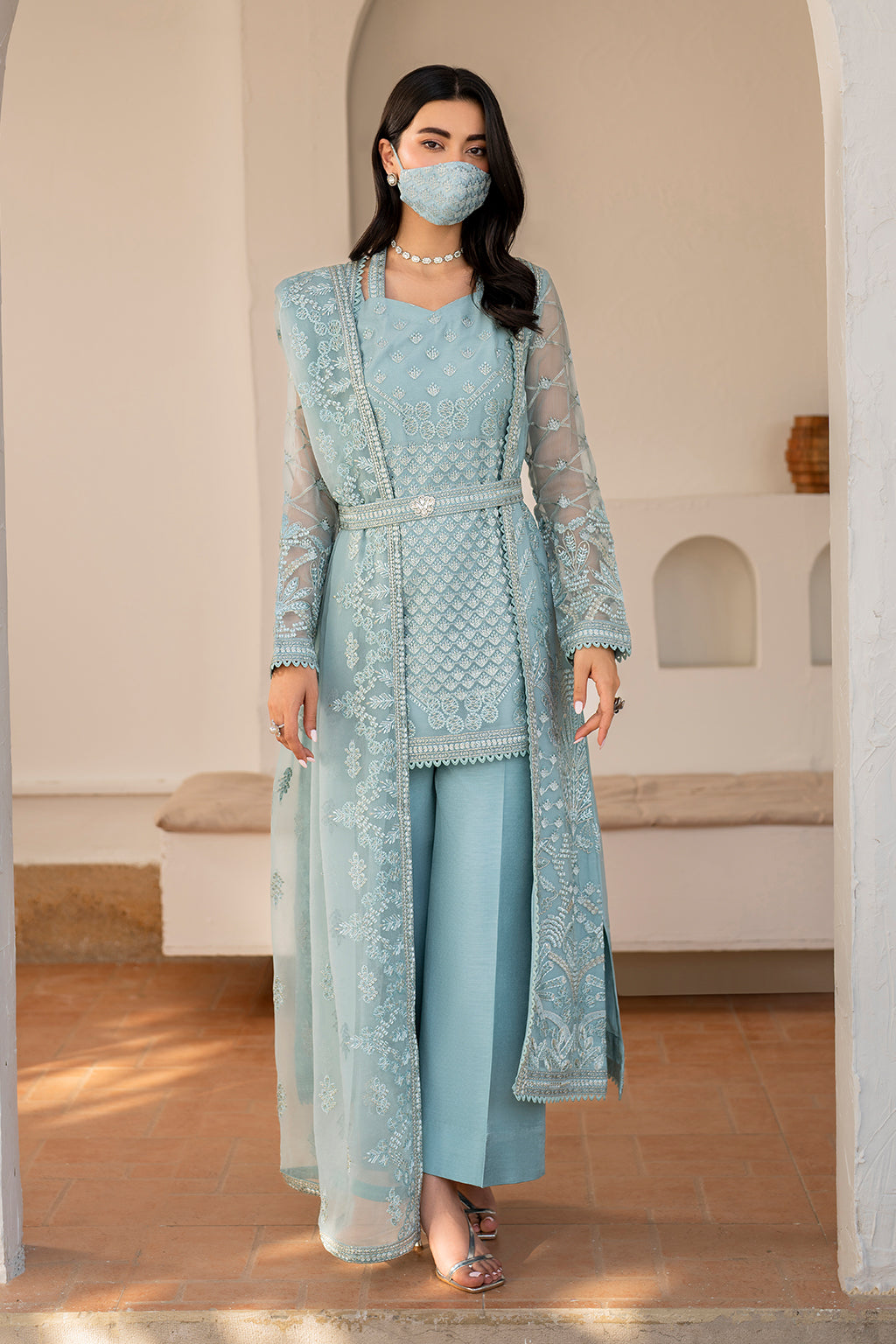 Flossie | Naqsh Formals | S-1405 (B) -  Flossie Ladies Clothes - Original Designer Dress - House of Maryam