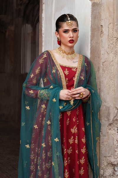 Saad Shaikh | Zaria Festive Pret 25 | SCARLET -  Saad Shaikh Ladies Clothes - Original Designer Dress - House of Maryam